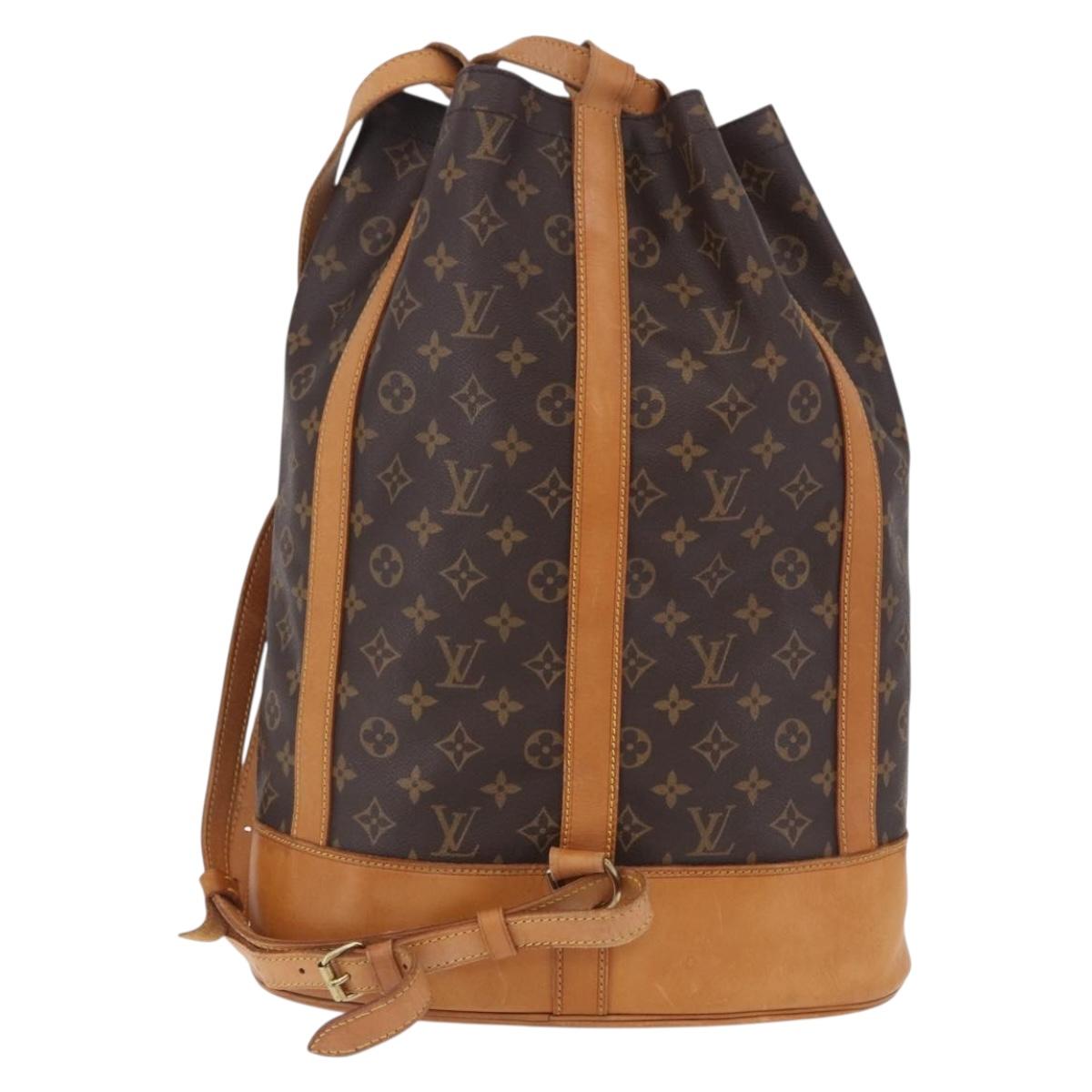 LOUIS VUITTON Monogram Randonnee PM Shoulder Bag M42243 LV Auth 203192A