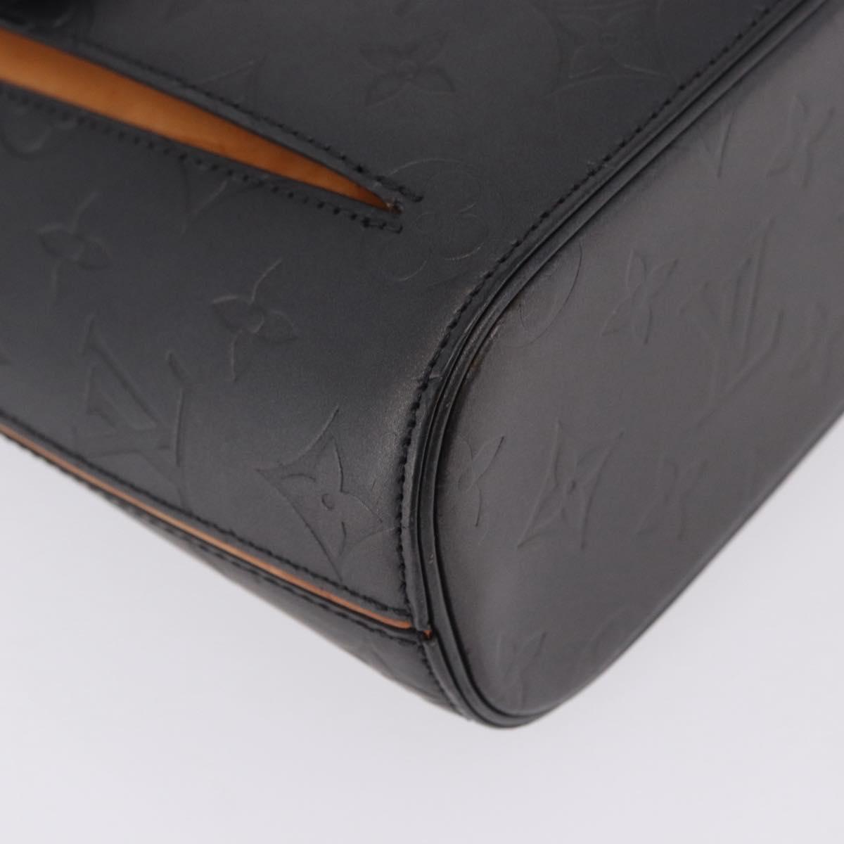 LOUIS VUITTON Monogram Mat Alston Shoulder Bag Gray M55122 LV Auth 203193V