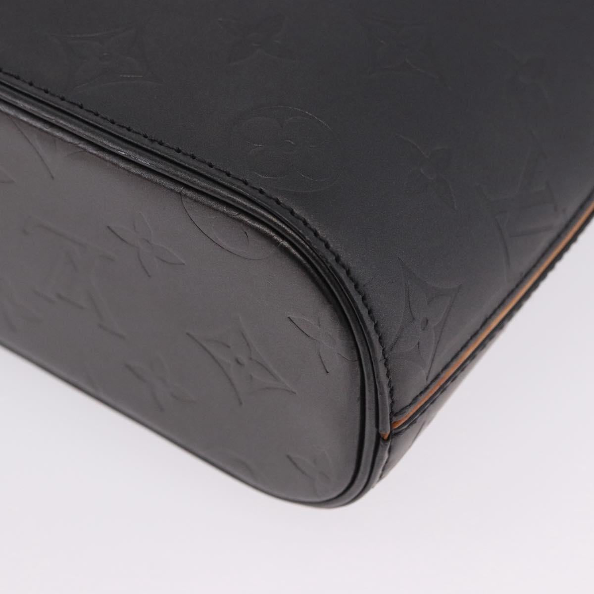 LOUIS VUITTON Monogram Mat Alston Shoulder Bag Gray M55122 LV Auth 203193V