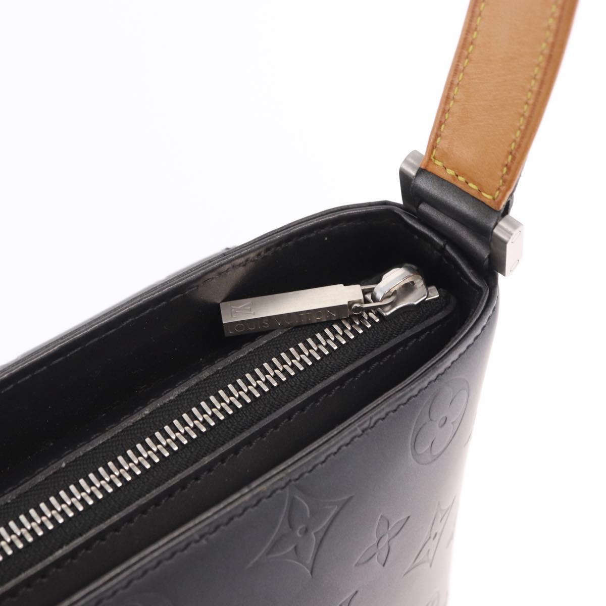 LOUIS VUITTON Monogram Mat Alston Shoulder Bag Gray M55122 LV Auth 203193V