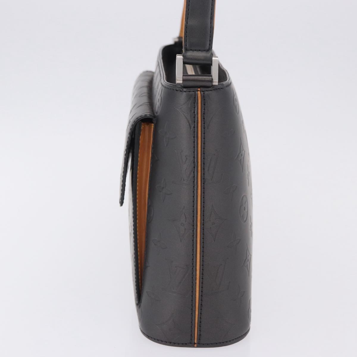LOUIS VUITTON Monogram Mat Alston Shoulder Bag Gray M55122 LV Auth 203193V