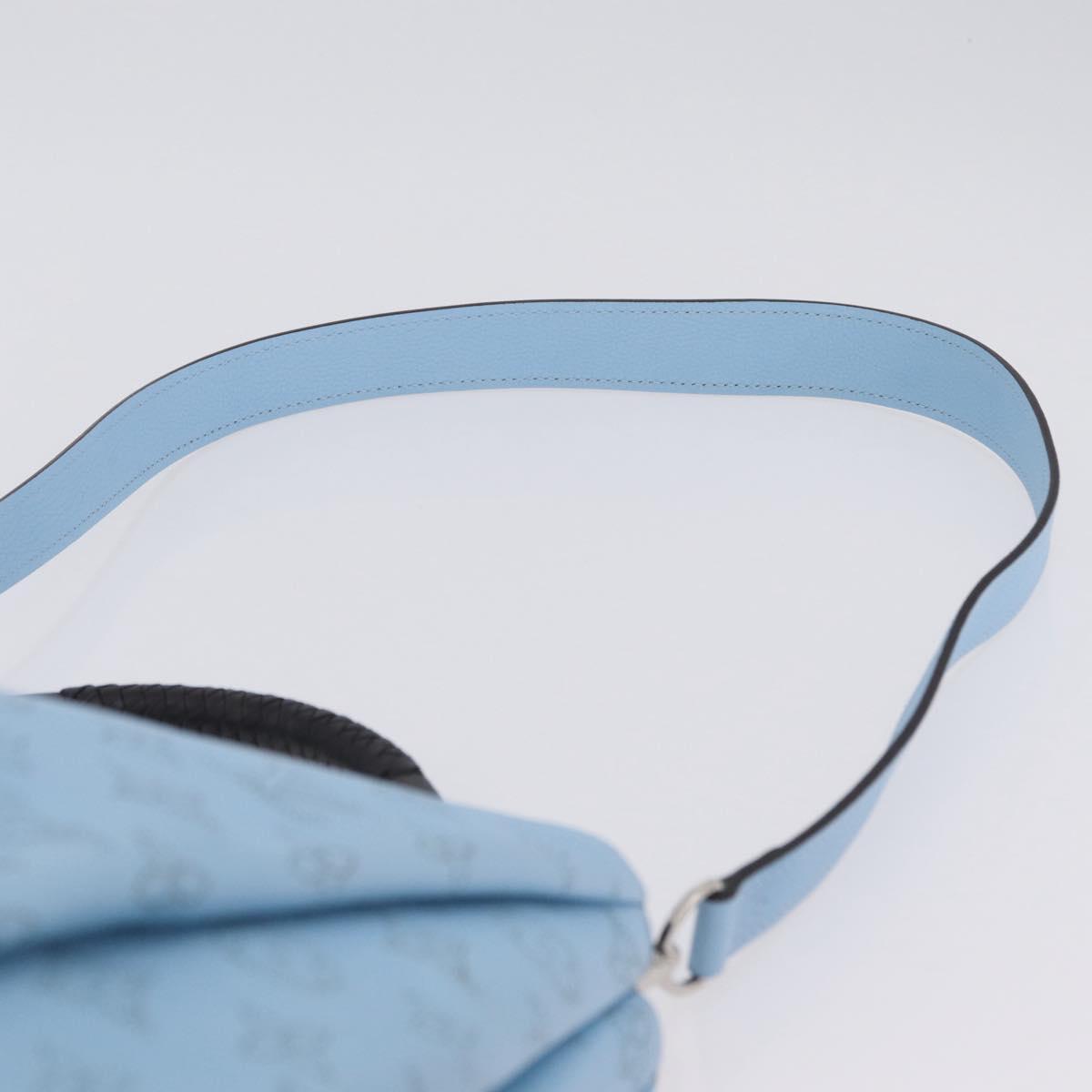 LOUIS VUITTON Monogram Mahina Babylone PM Bag Ice blue M50907 LV Auth 203195V