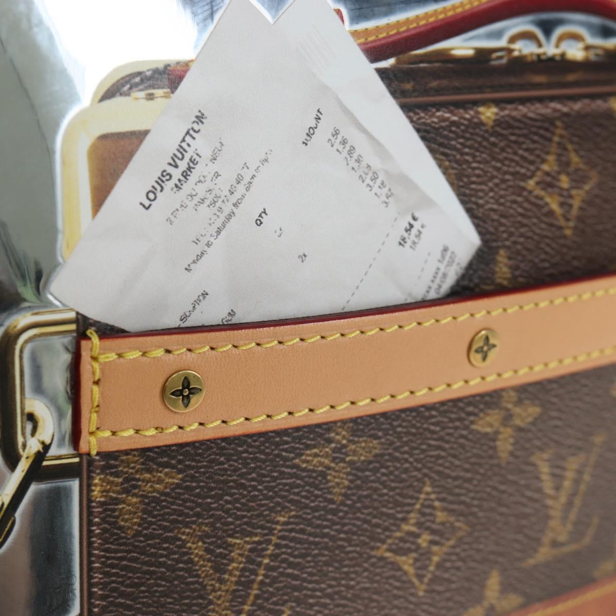 LOUIS VUITTON Freezer Bags Soft Trunk Patent leather M23123 LV Auth 203200SAM