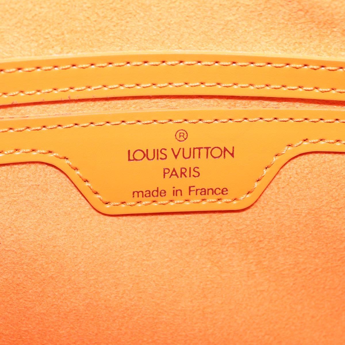 LOUIS VUITTON Epi Soufflot Hand Bag Orange Mandarin M5222H LV Auth 203201V