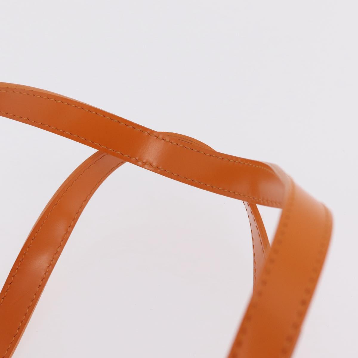 LOUIS VUITTON Epi Soufflot Hand Bag Orange Mandarin M5222H LV Auth 203201V