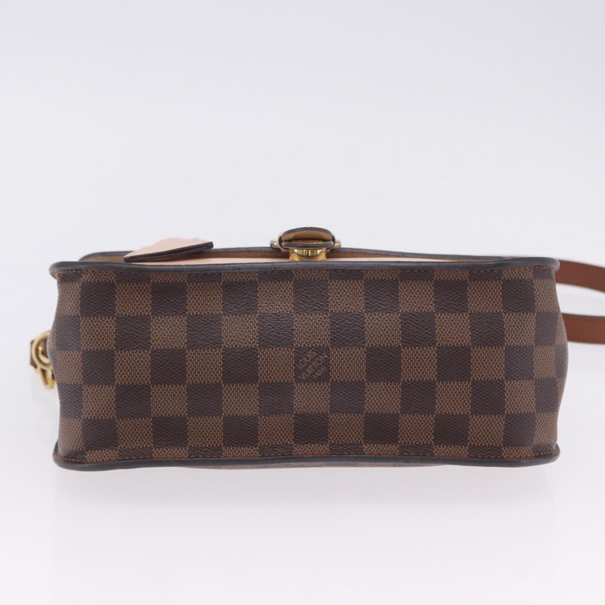 LOUIS VUITTON Damier Ebene Beaumarche Shoulder Bag N40147 LV Auth 203205A
