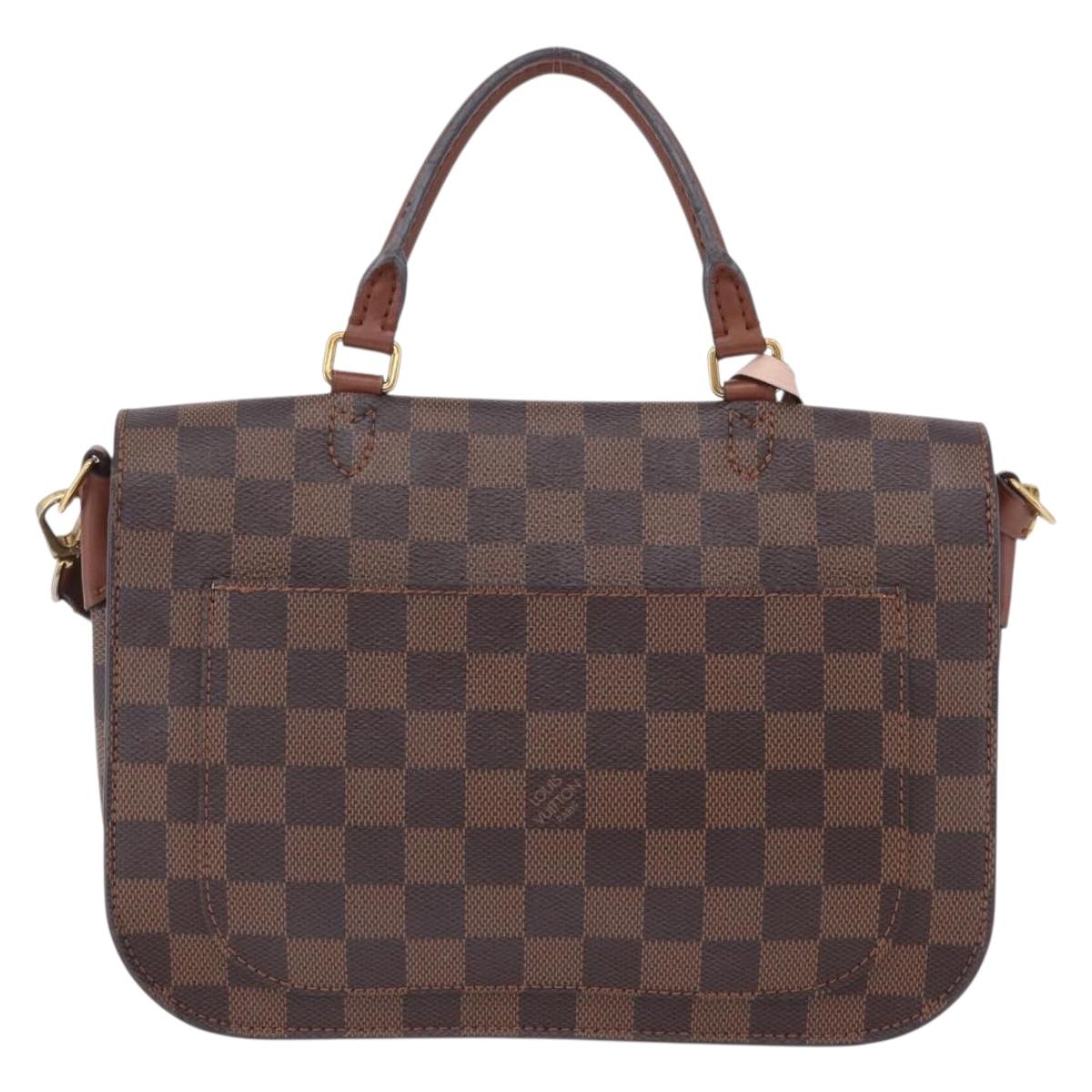 LOUIS VUITTON Damier Ebene Beaumarche Shoulder Bag N40147 LV Auth 203205A