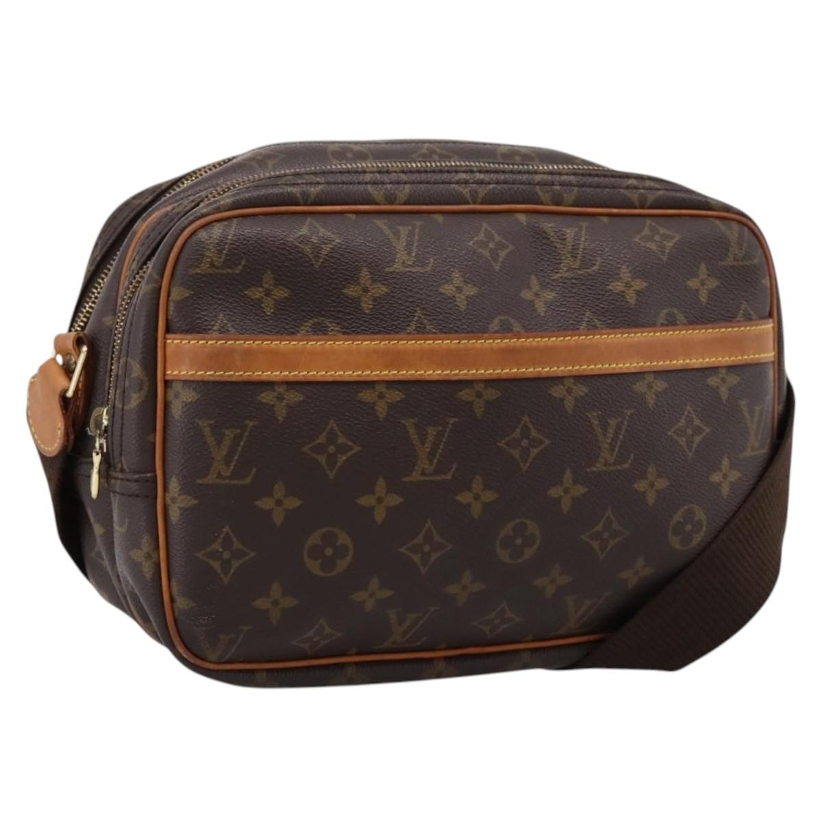 LOUIS VUITTON Monogram Reporter PM Shoulder Bag M45254 LV Auth 203207A