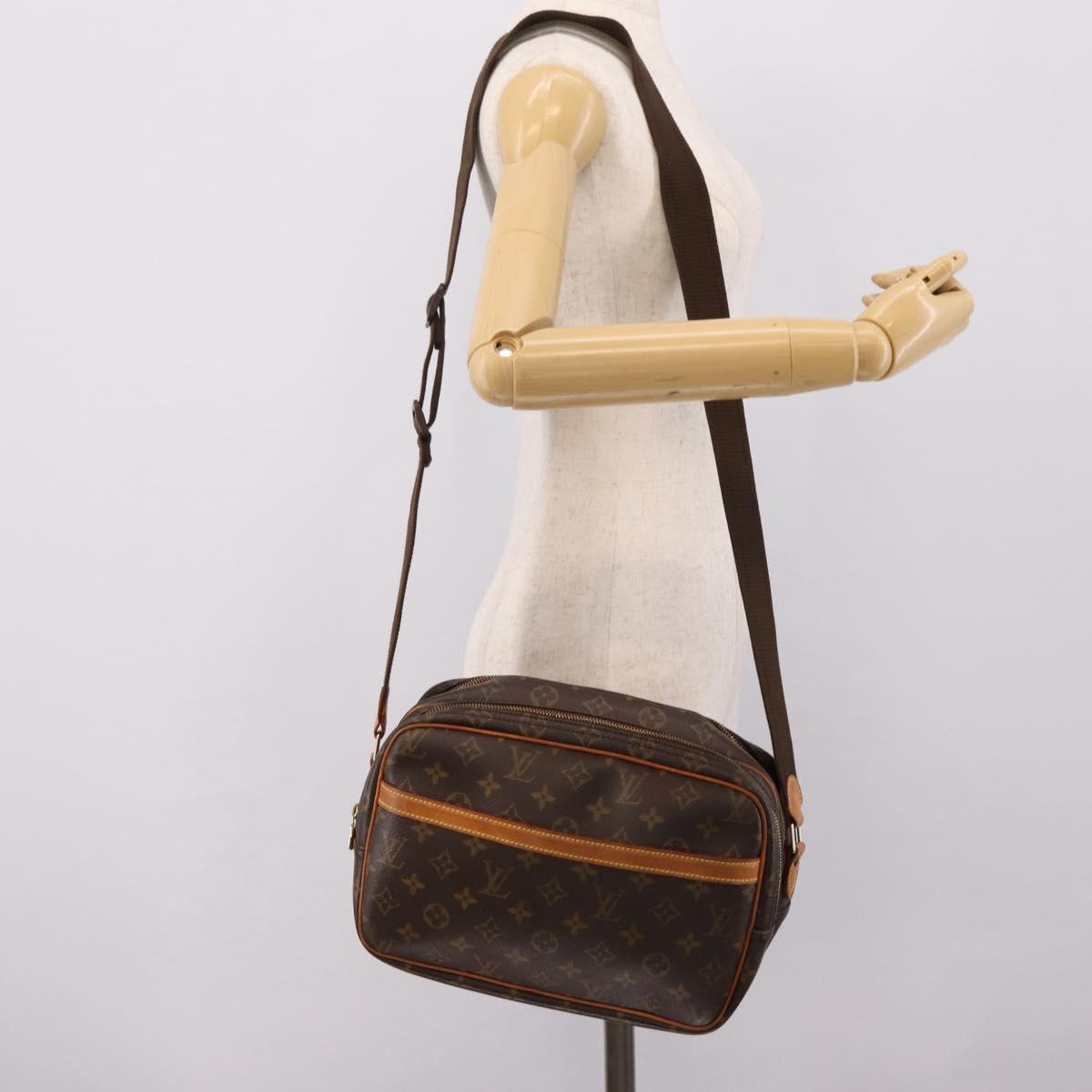 LOUIS VUITTON Monogram Reporter PM Shoulder Bag M45254 LV Auth 203207A