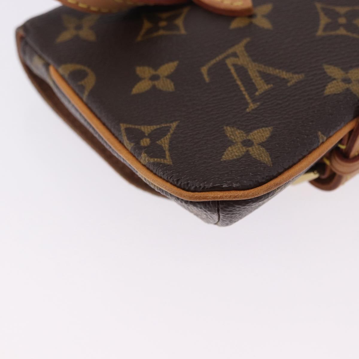 LOUIS VUITTON Monogram Pochette marrell Waist bag M51159 LV Auth 203214V