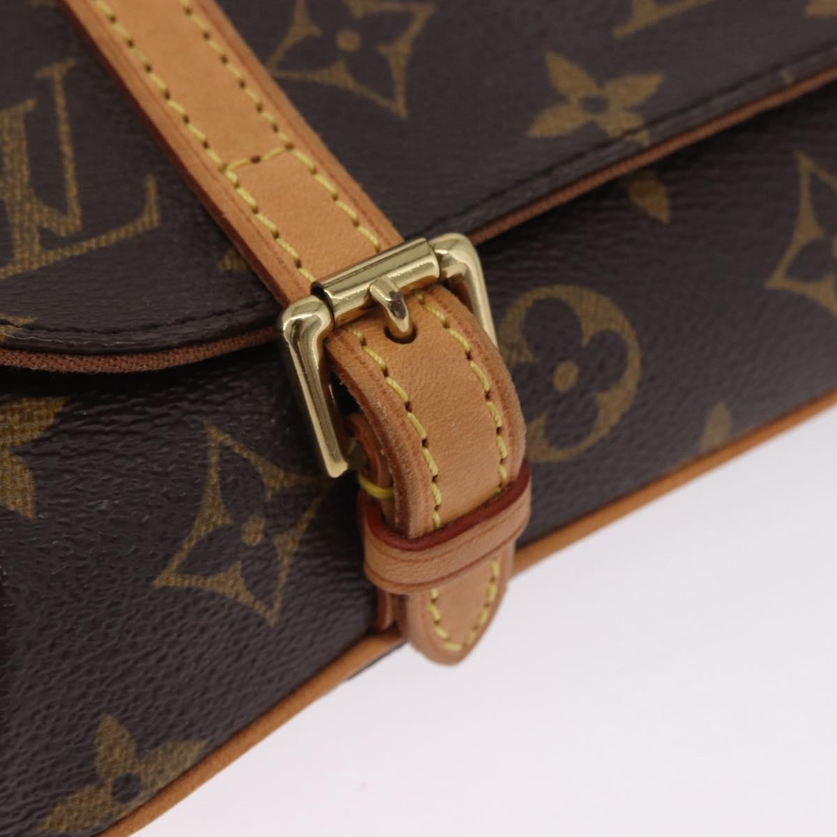LOUIS VUITTON Monogram Pochette marrell Waist bag M51159 LV Auth 203214V