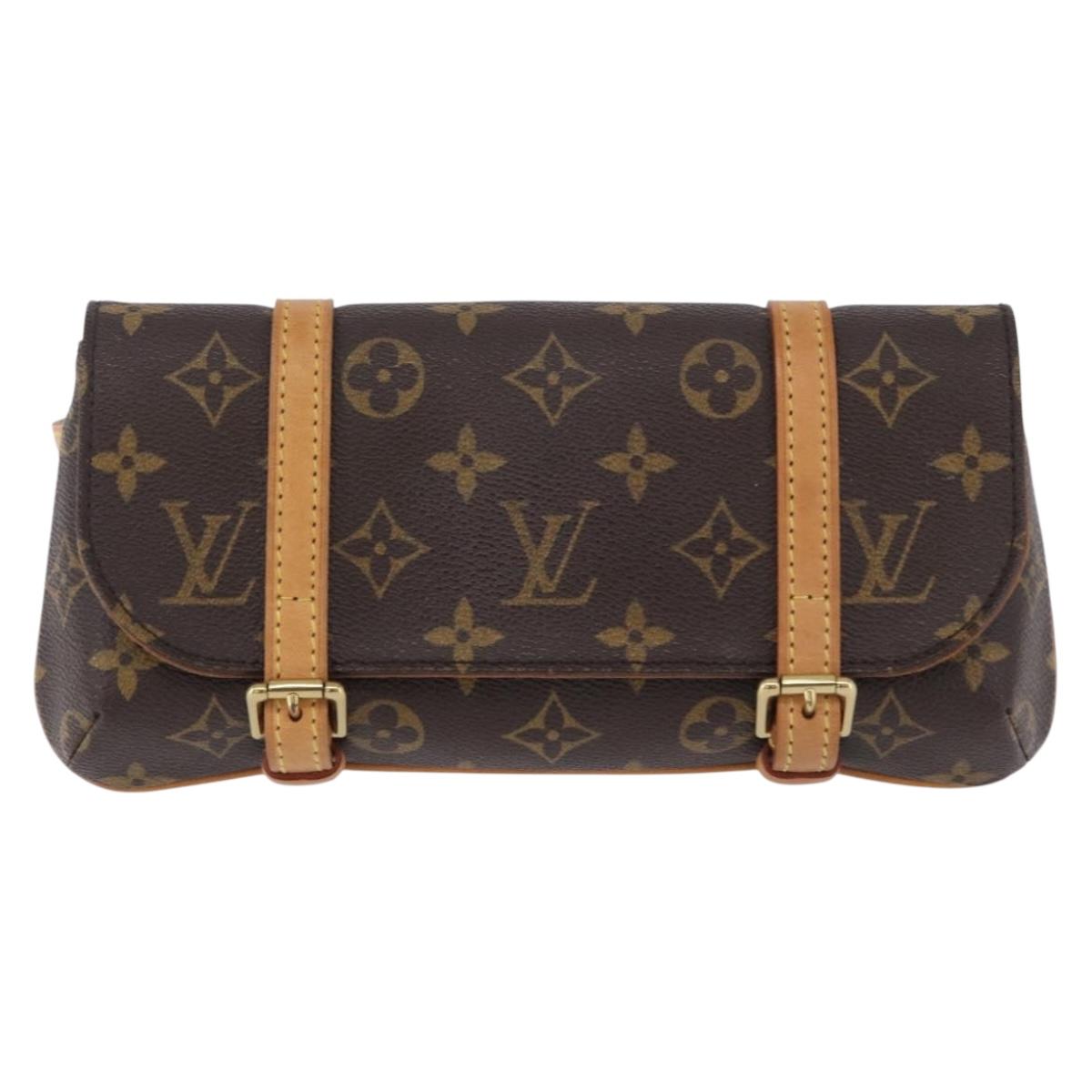 LOUIS VUITTON Monogram Pochette marrell Waist bag M51159 LV Auth 203214V