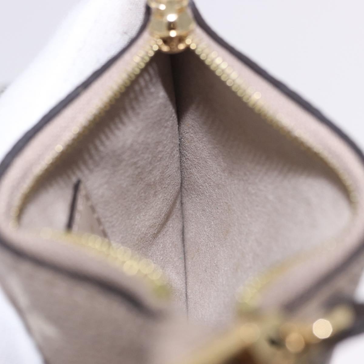 LOUIS VUITTON Monogram Empreinte All in One BB Pouch Beige M13045 Auth 203215M