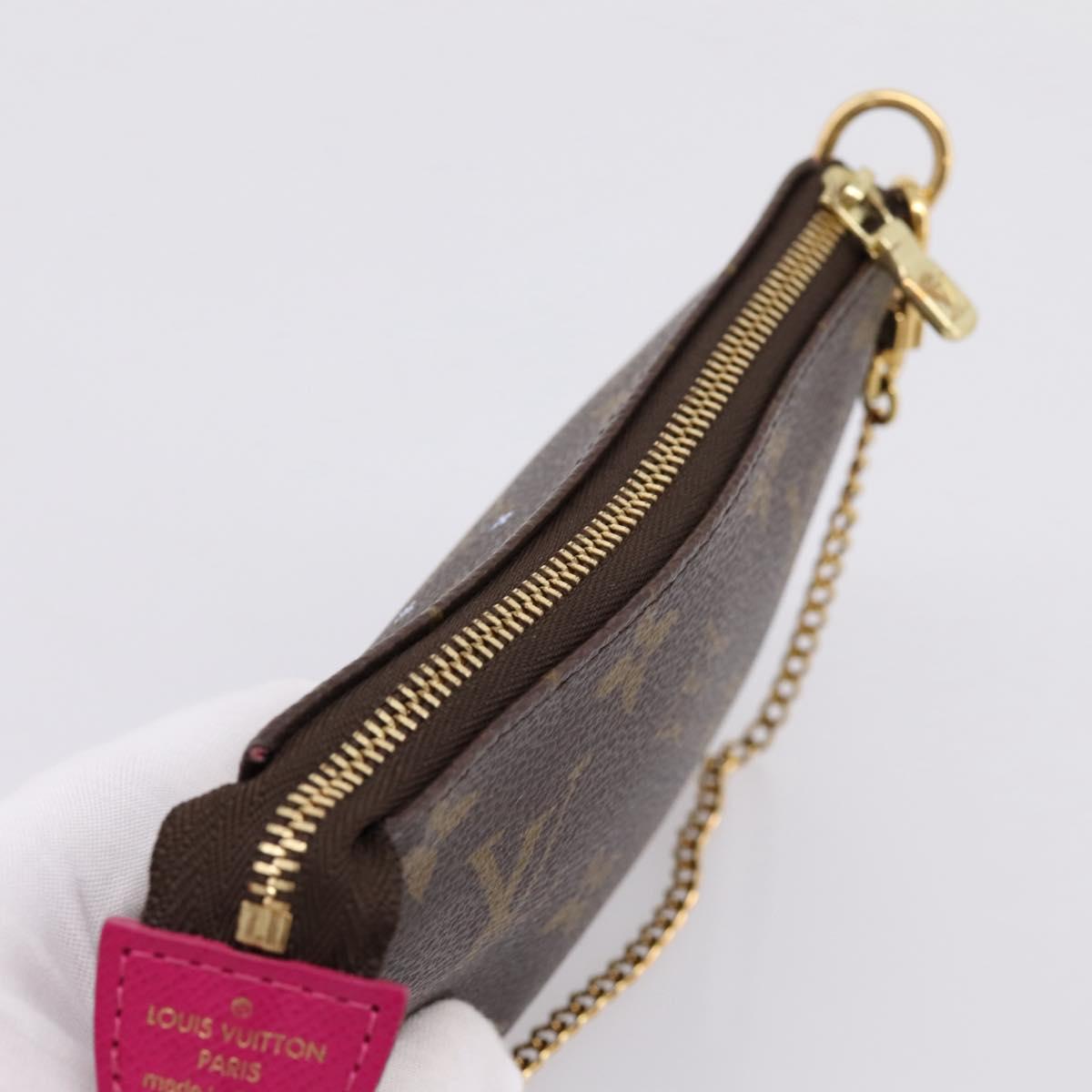 LOUIS VUITTON Monogram Ski Bear Mini Pochette Accessoires M67769 LV Auth 203222M