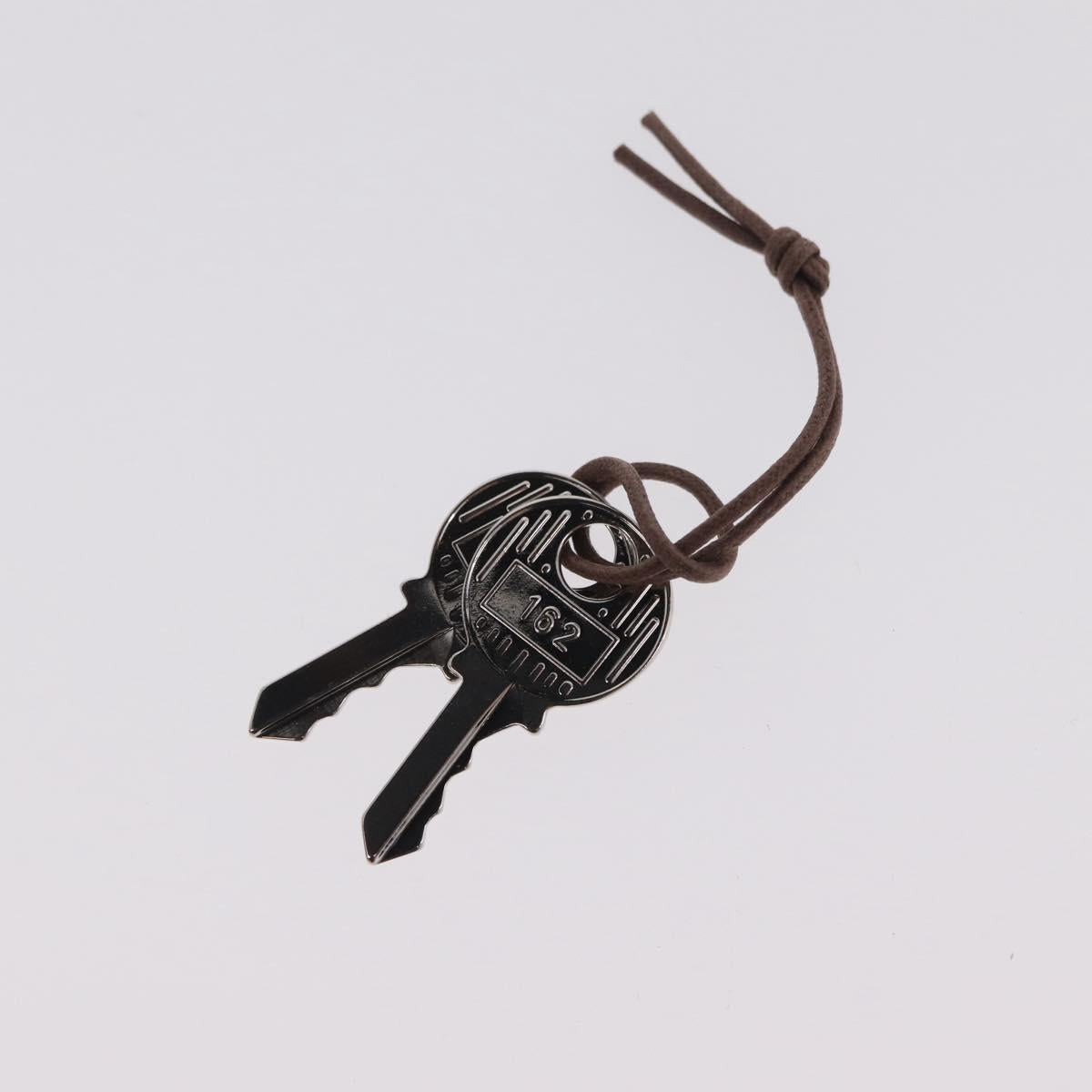HERMES Taurillon Clemence Picotan Lock MM Bag Leather Black Gold Auth 203244SM
