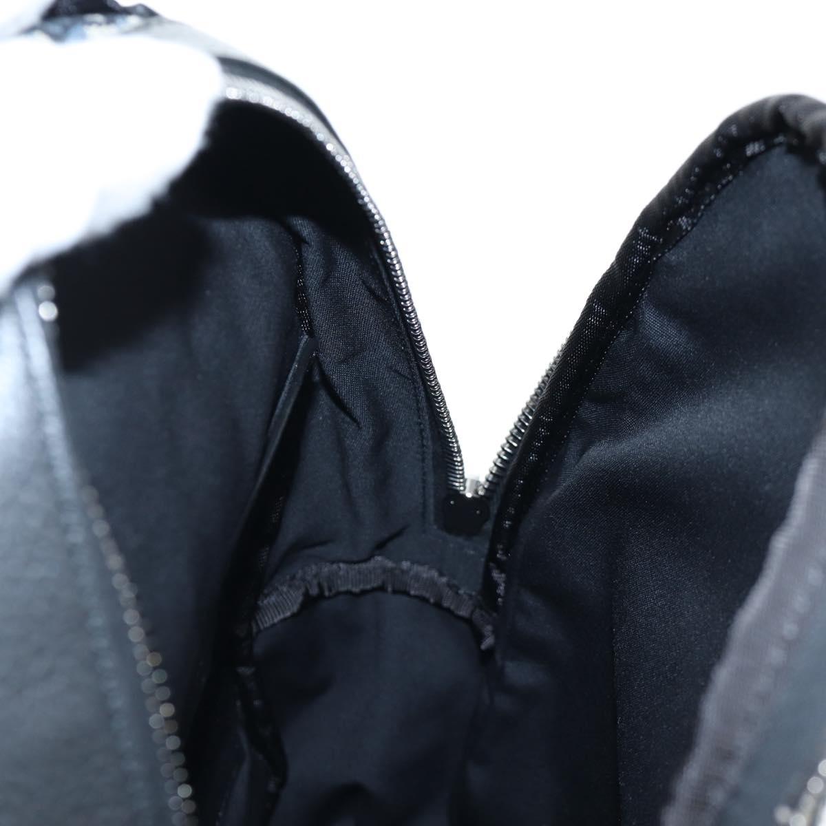 Christian Dior Trotter Canvas Backpack Jacquard Navy Silver Auth 203250SAM