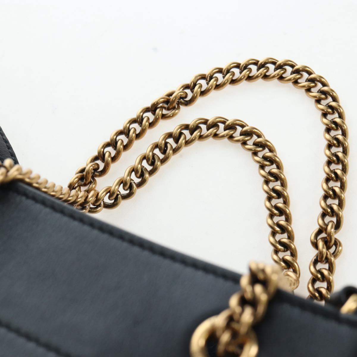 BALENCIAGA Duty Free Tote Bag Leather 2way Black Gold 787982 Auth 203253M