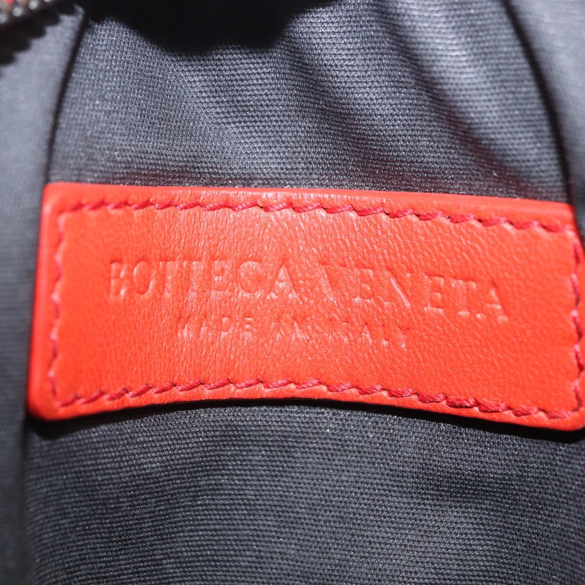 BOTTEGA VENETA INTRECCIATO Waist Bag Leather Red Auth 203258A