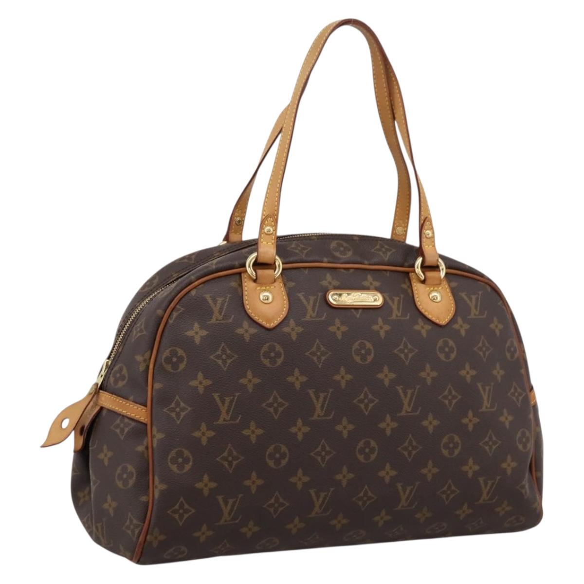 LOUIS VUITTON Monogram Montorgueil GM Shoulder Bag M95566 LV Auth 203267A