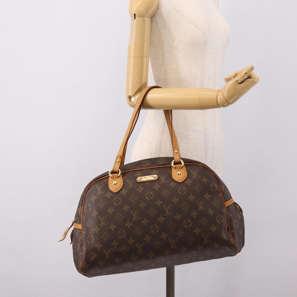 LOUIS VUITTON Monogram Montorgueil GM Shoulder Bag M95566 LV Auth 203267A