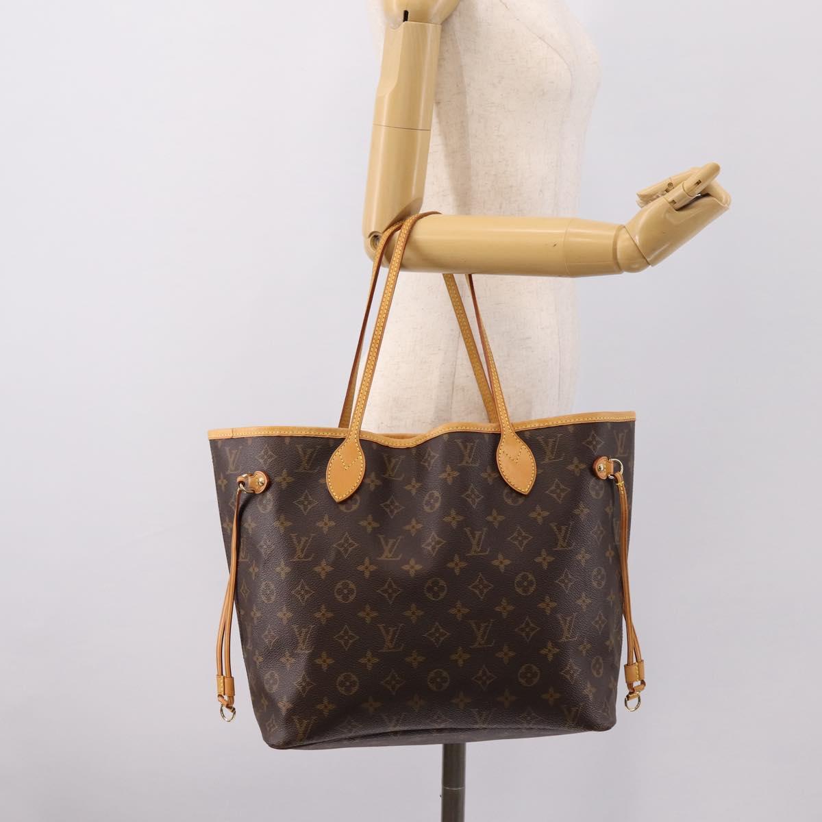 LOUIS VUITTON Monogram Neverfull MM Tote Bag M40156 LV Auth 203269V