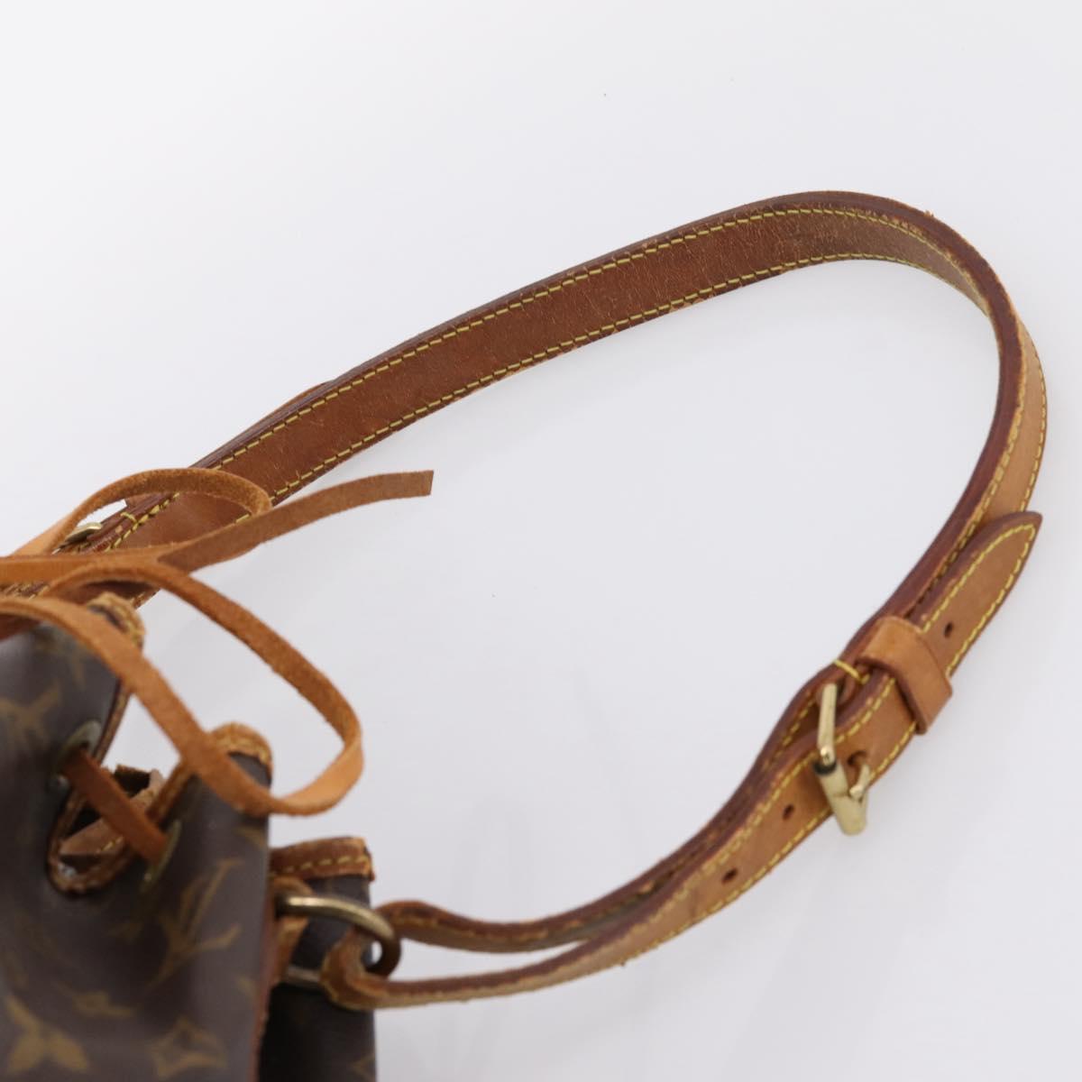 LOUIS VUITTON Monogram Noe Shoulder Bag M42224 LV Auth 203270