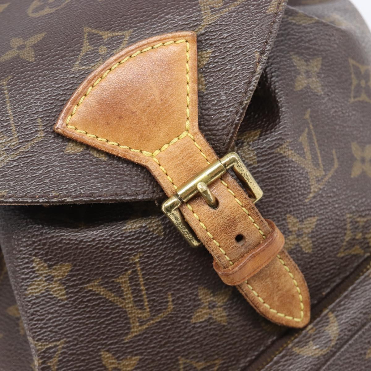 LOUIS VUITTON Monogram Montsouris MM Backpack M51136 LV Auth 203275