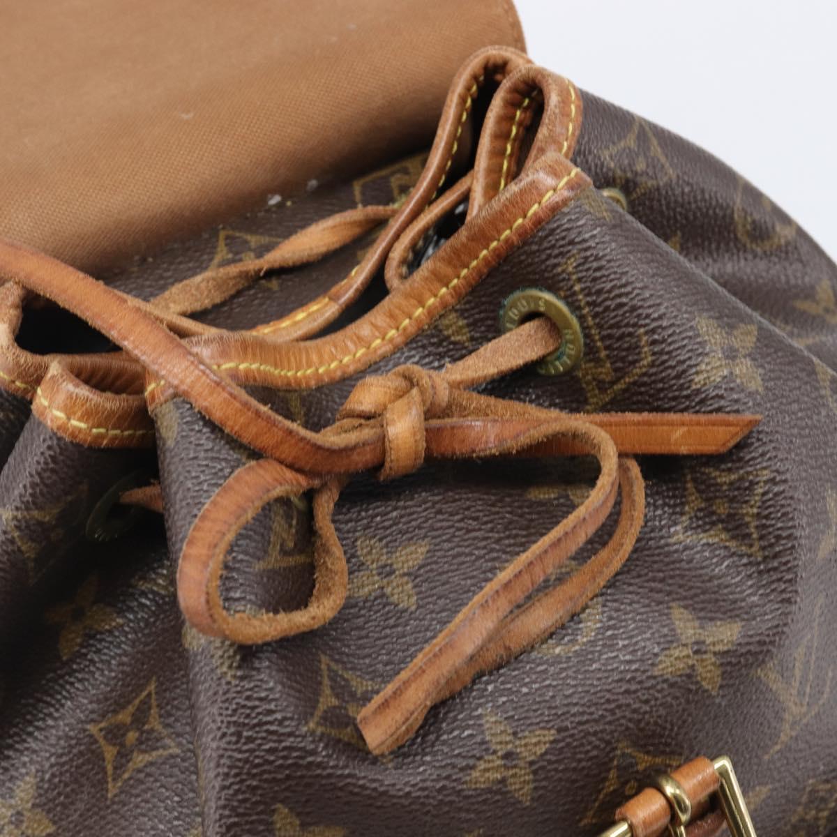 LOUIS VUITTON Monogram Montsouris MM Backpack M51136 LV Auth 203275