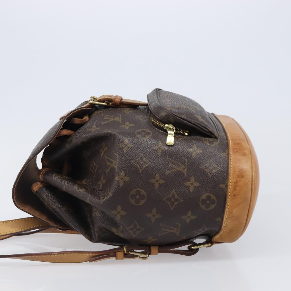 LOUIS VUITTON Monogram Montsouris MM Backpack M51136 LV Auth 203275