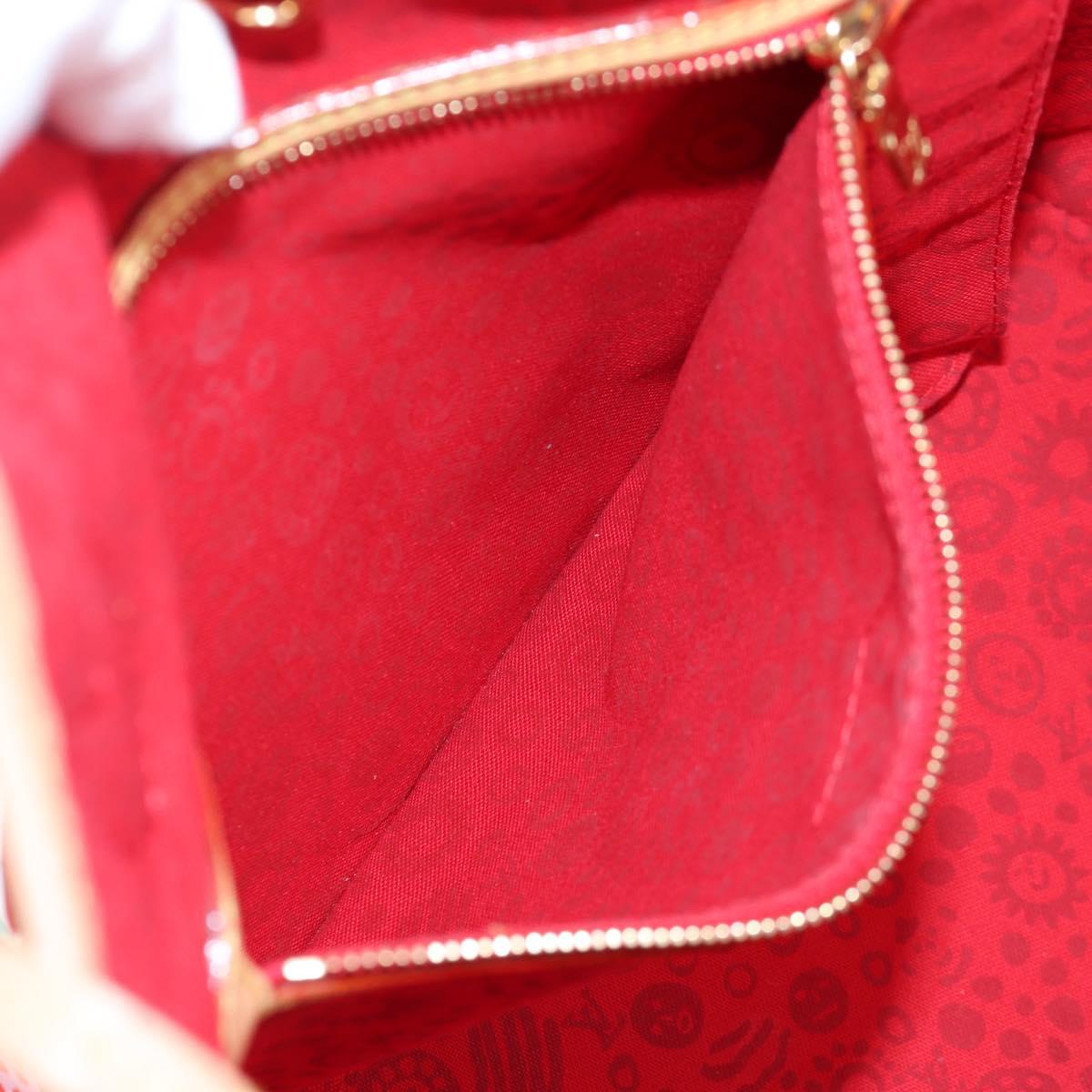LOUIS VUITTON Yayoi Kusama Face Neverfull MM Tote Bag M46447 LV Auth 203277SAV