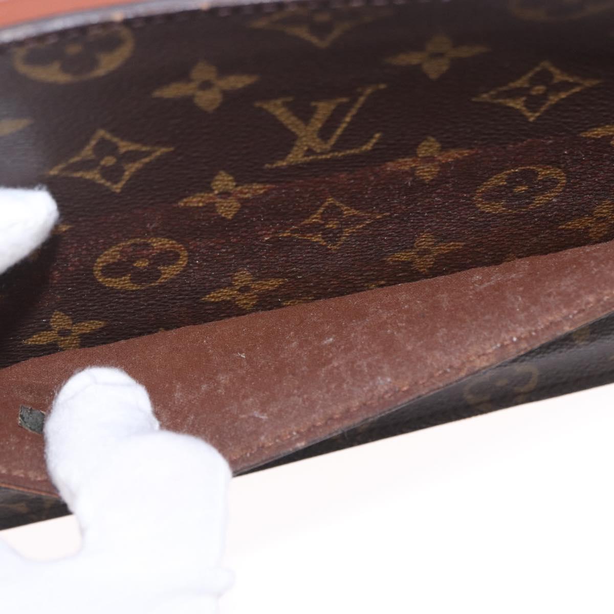 LOUIS VUITTON Monogram Pochette Homme Clutch Bag M51795 LV Auth 203279