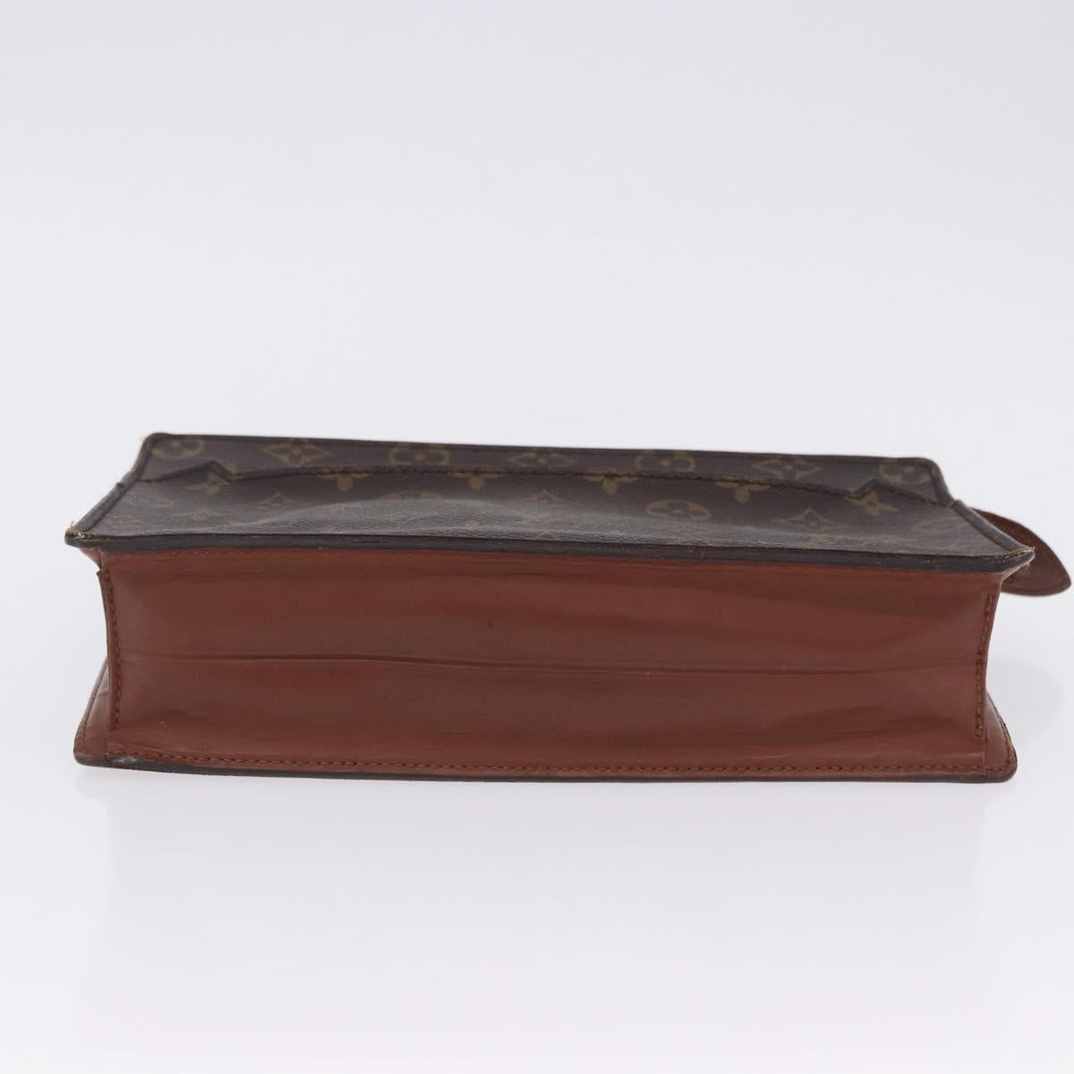 LOUIS VUITTON Monogram Pochette Homme Clutch Bag M51795 LV Auth 203279