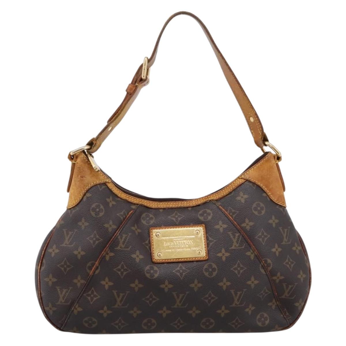 LOUIS VUITTON Monogram Thames GM Shoulder Bag M56383 LV Auth 203280