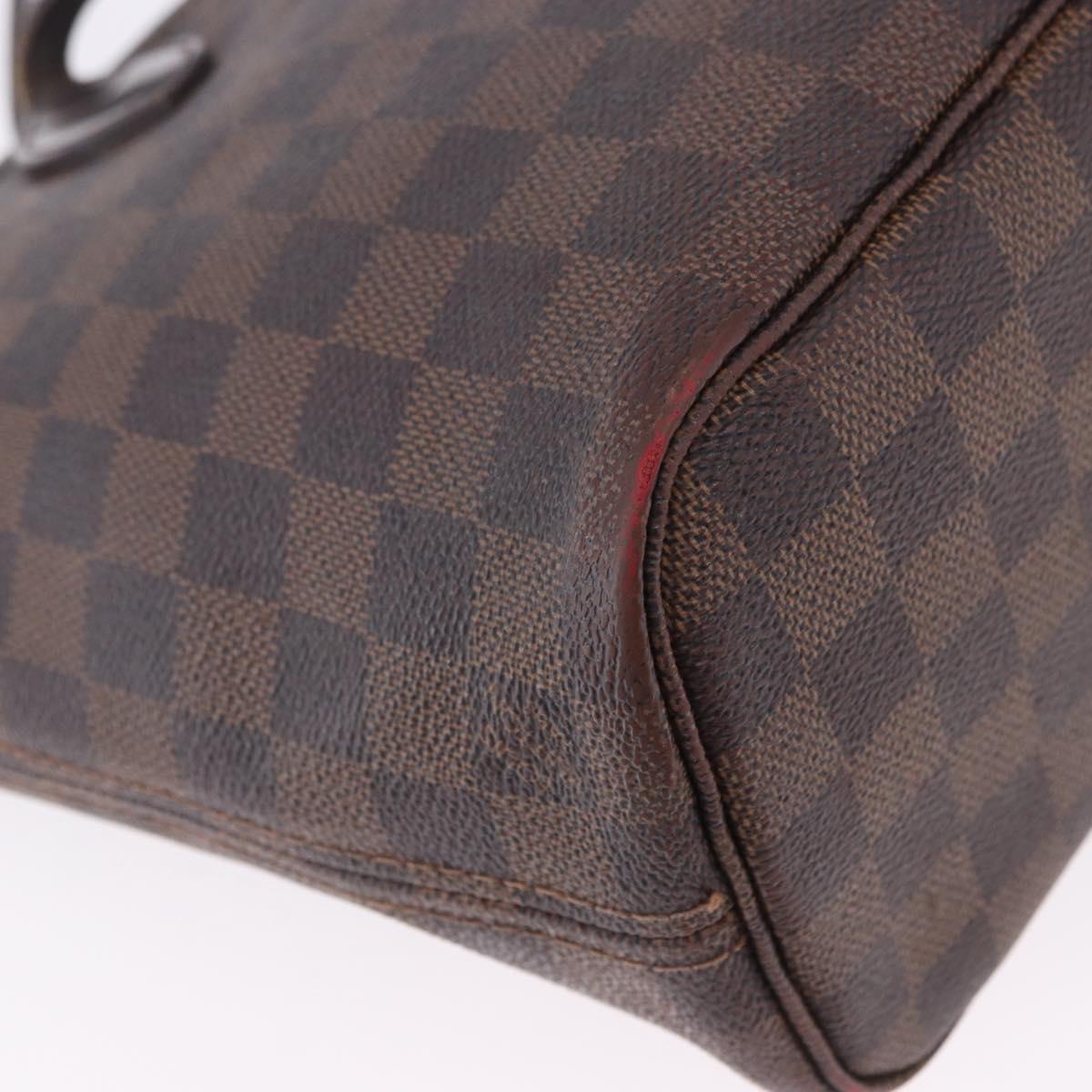 LOUIS VUITTON Damier Ebene Neverfull PM Tote Bag N51109 LV Auth 203282