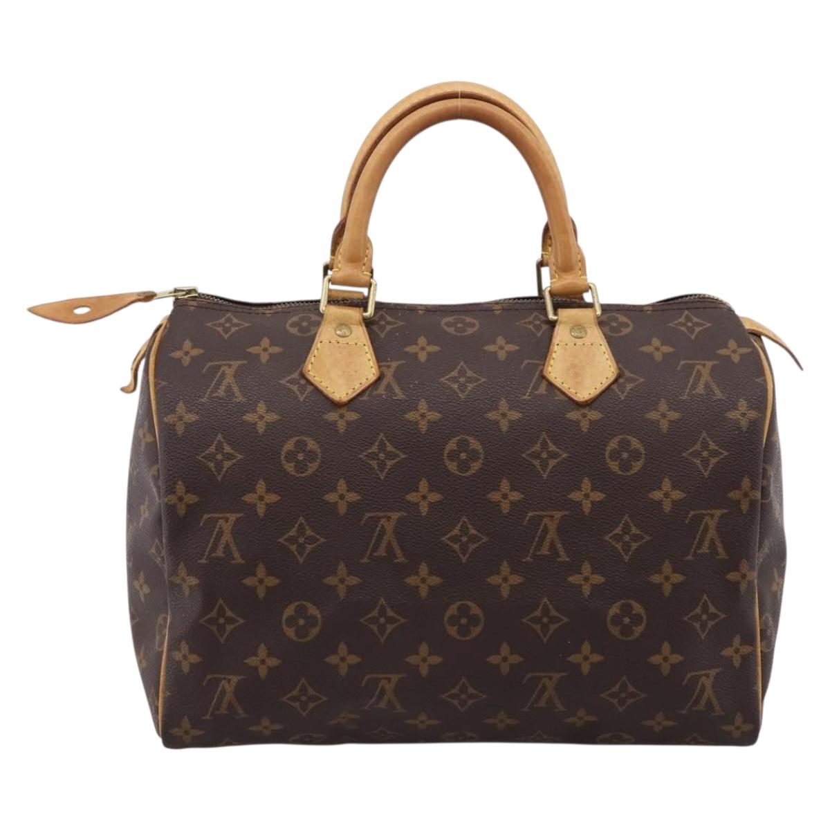 LOUIS VUITTON Monogram Speedy 30 Hand Bag M41526 LV Auth 203284
