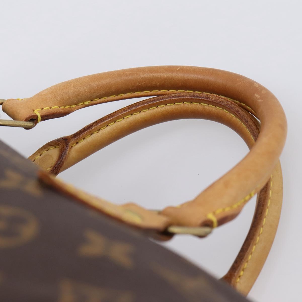 LOUIS VUITTON Monogram Speedy 30 Hand Bag M41526 LV Auth 203284