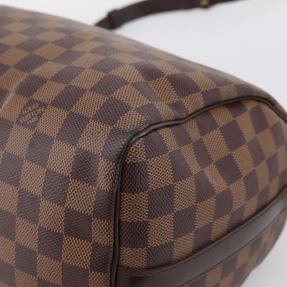 LOUIS VUITTON Damier Ebene Speedy Bandouliere30 Hand Bag N41367 LV Auth 203285V