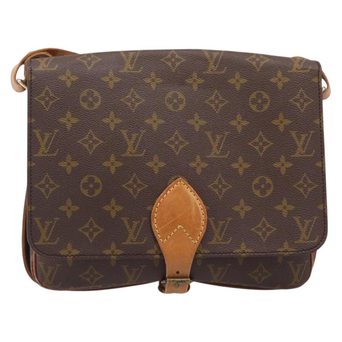 LOUIS VUITTON Monogram Cartouchiere GM Shoulder Bag M51252 LV Auth 203287A