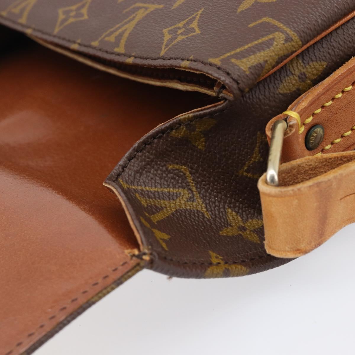 LOUIS VUITTON Monogram Cartouchiere GM Shoulder Bag M51252 LV Auth 203287A