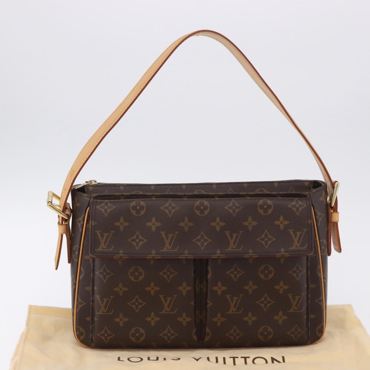 LOUIS VUITTON Monogram Viva Cite GM Shoulder Bag M51163 LV Auth 203290SAV