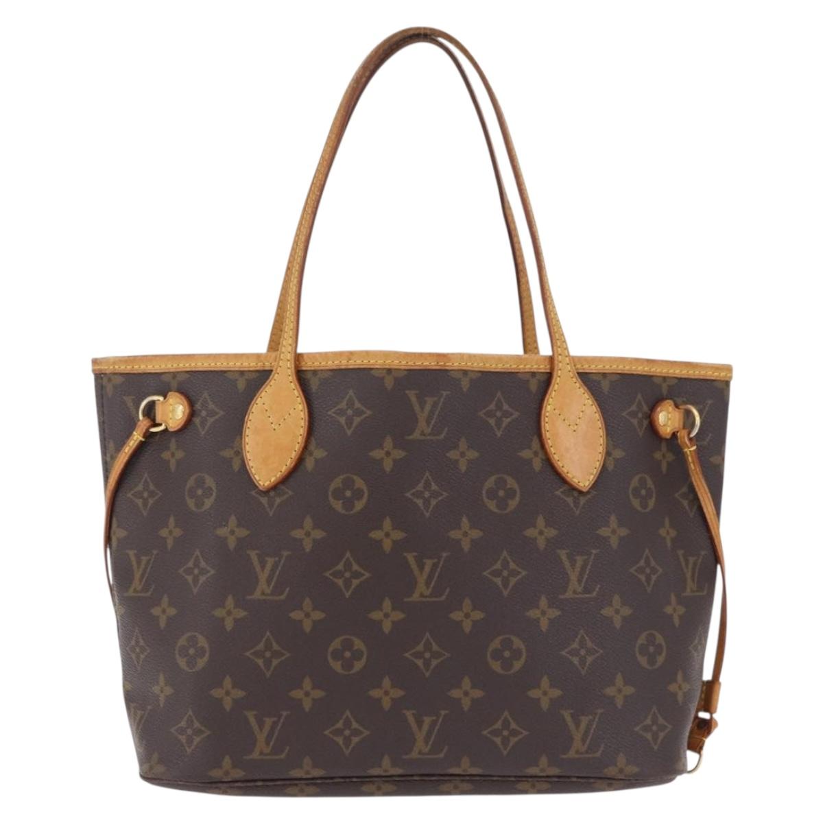 LOUIS VUITTON Monogram Neverfull PM Tote Bag M40155 LV Auth 203291A