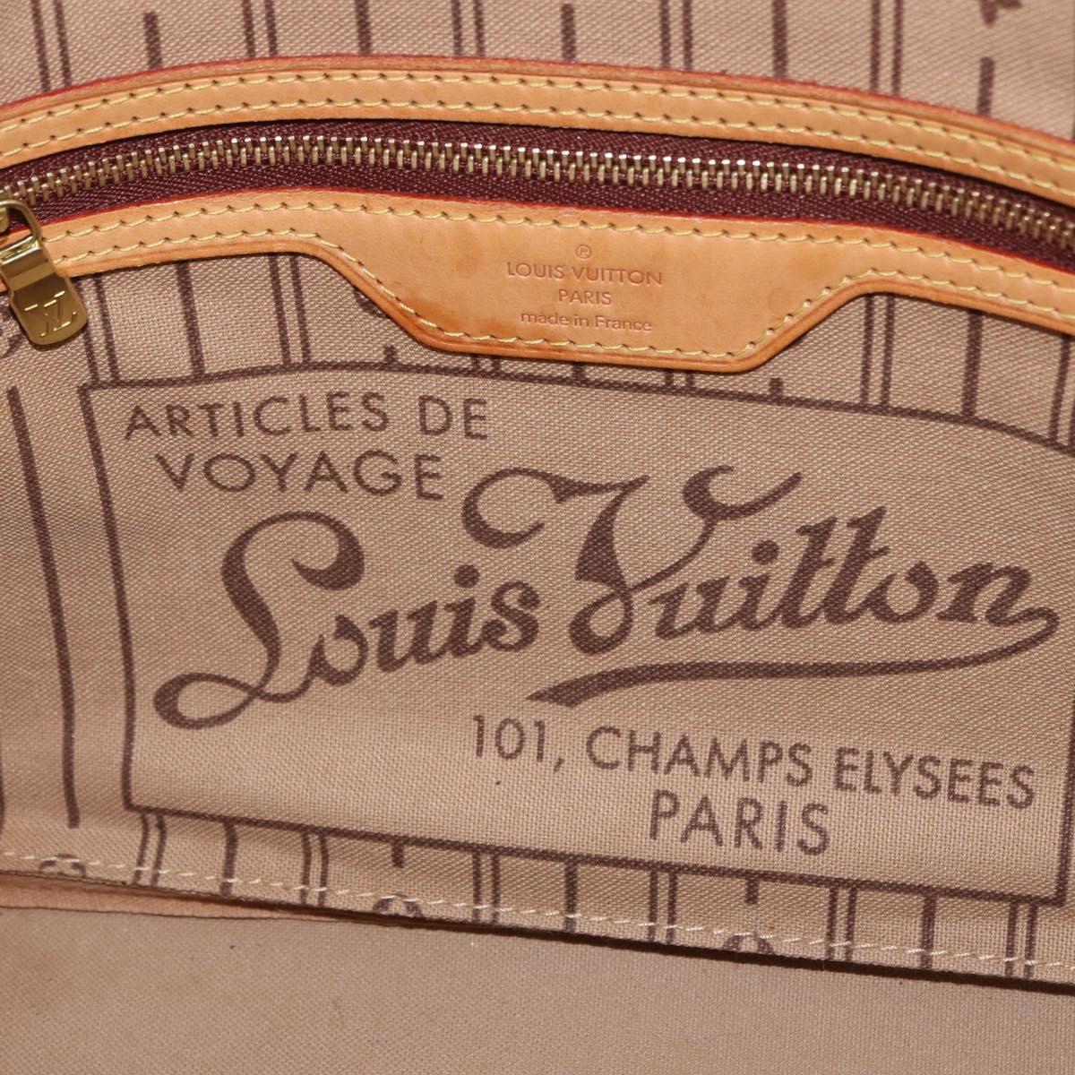 LOUIS VUITTON Monogram Neverfull PM Tote Bag M40155 LV Auth 203291A