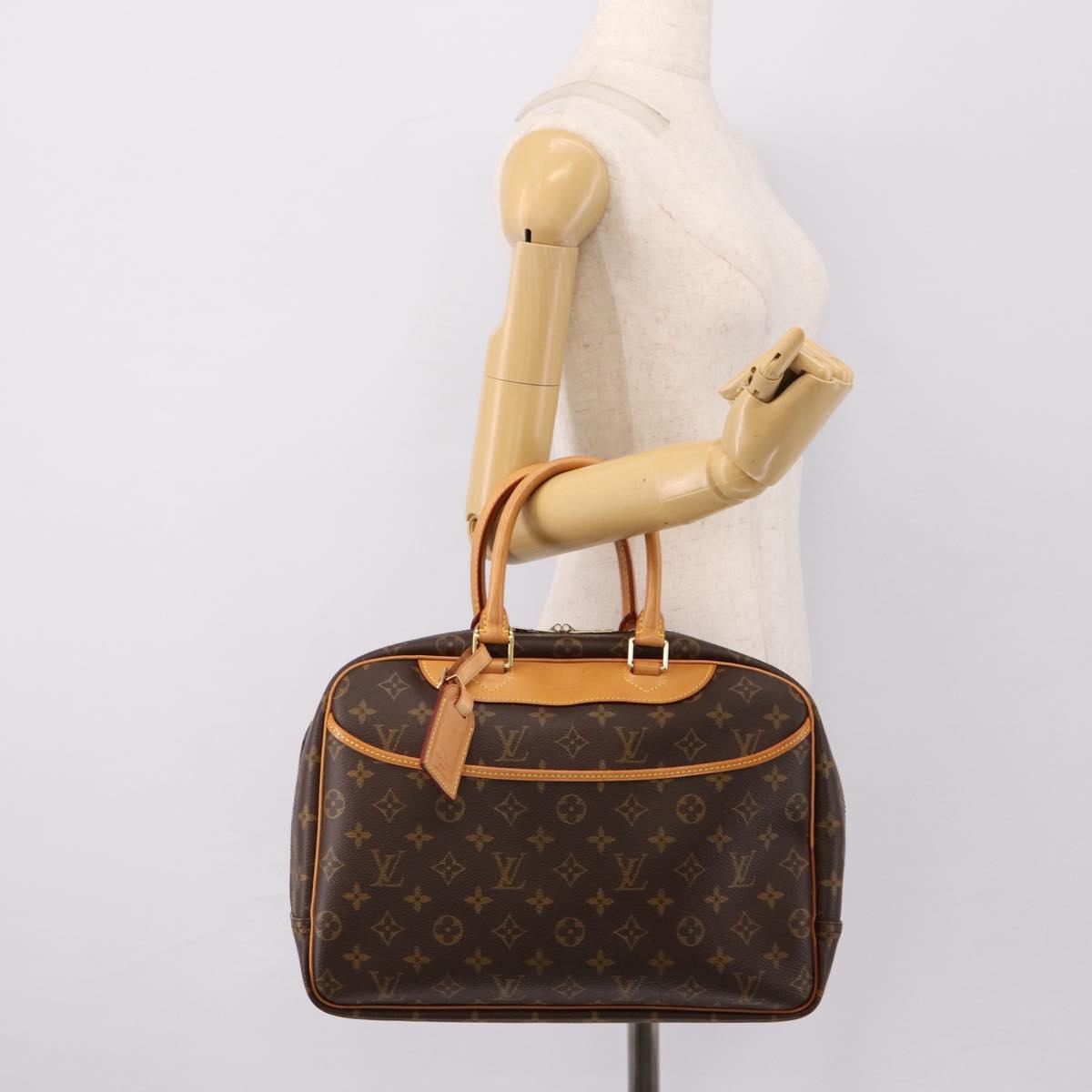 LOUIS VUITTON Monogram Deauville Hand Bag M47270 LV Auth 203292V