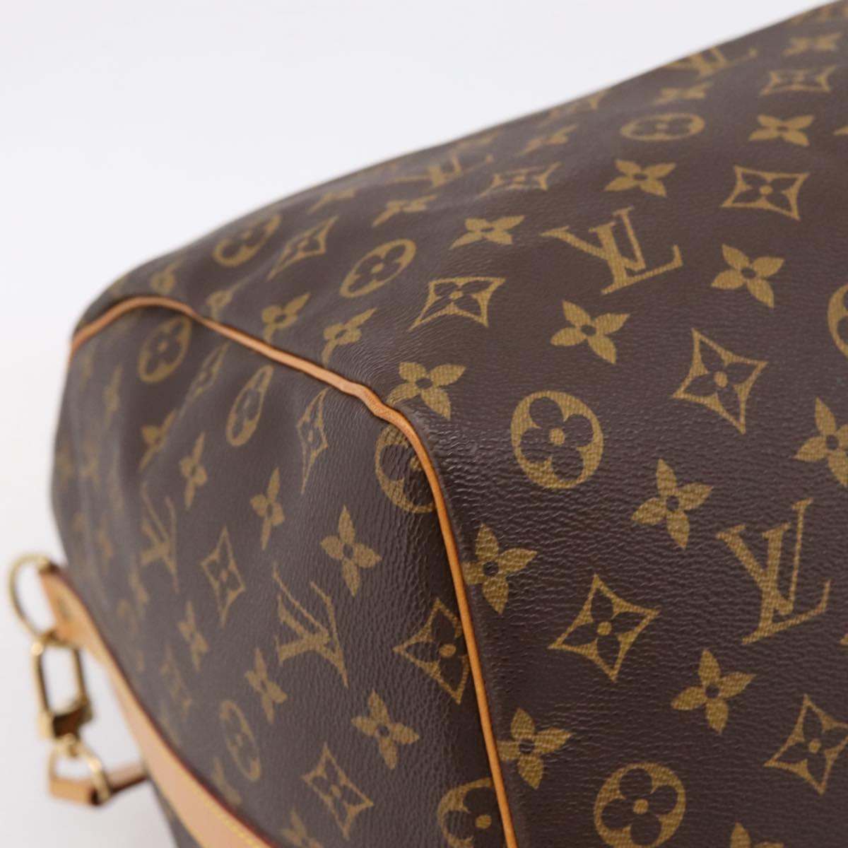LOUIS VUITTON Monogram Keepall Bandouliere 60 Boston Bag M41412 LV Auth 203294V