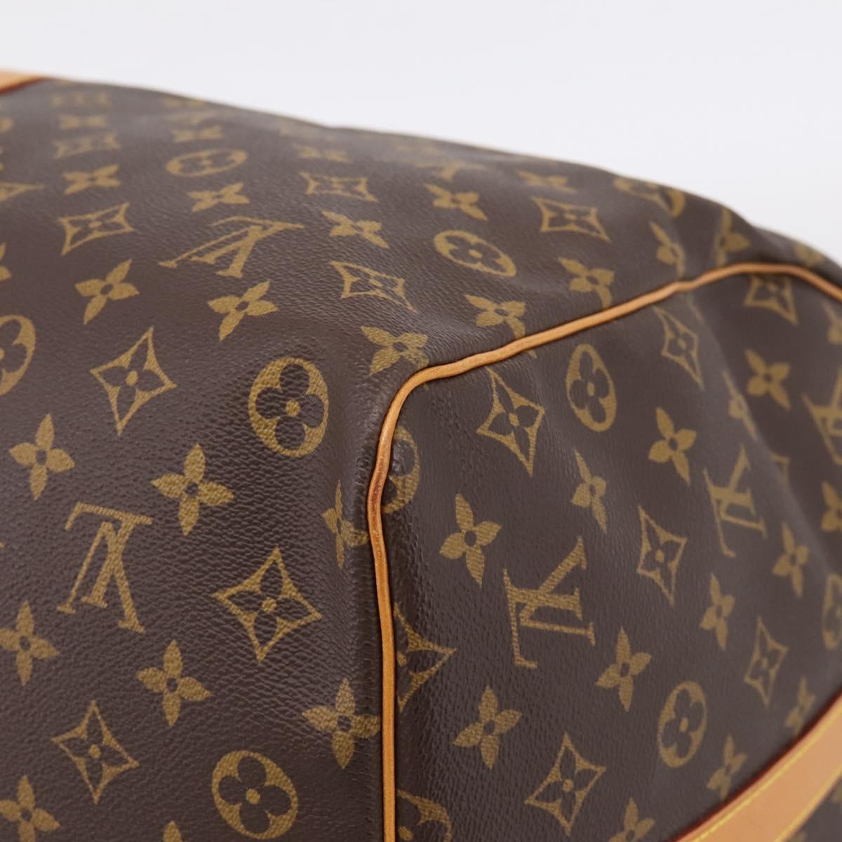 LOUIS VUITTON Monogram Keepall Bandouliere 60 Boston Bag M41412 LV Auth 203294V