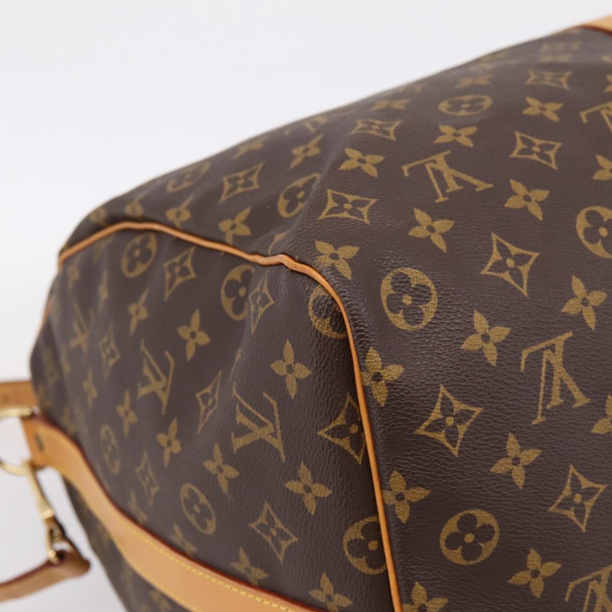 LOUIS VUITTON Monogram Keepall Bandouliere 60 Boston Bag M41412 LV Auth 203294V