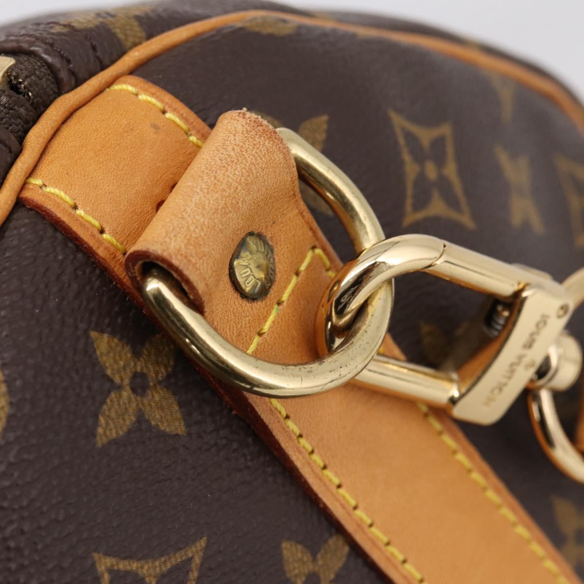 LOUIS VUITTON Monogram Keepall Bandouliere 60 Boston Bag M41412 LV Auth 203294V