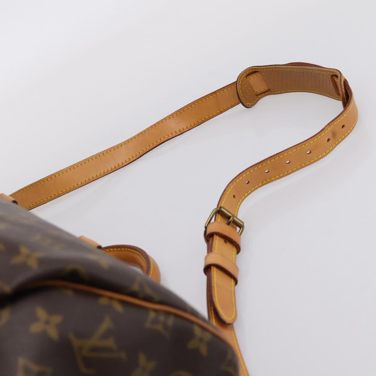 LOUIS VUITTON Monogram Keepall Bandouliere55 Boston Bag M41414 LV Auth 203295V