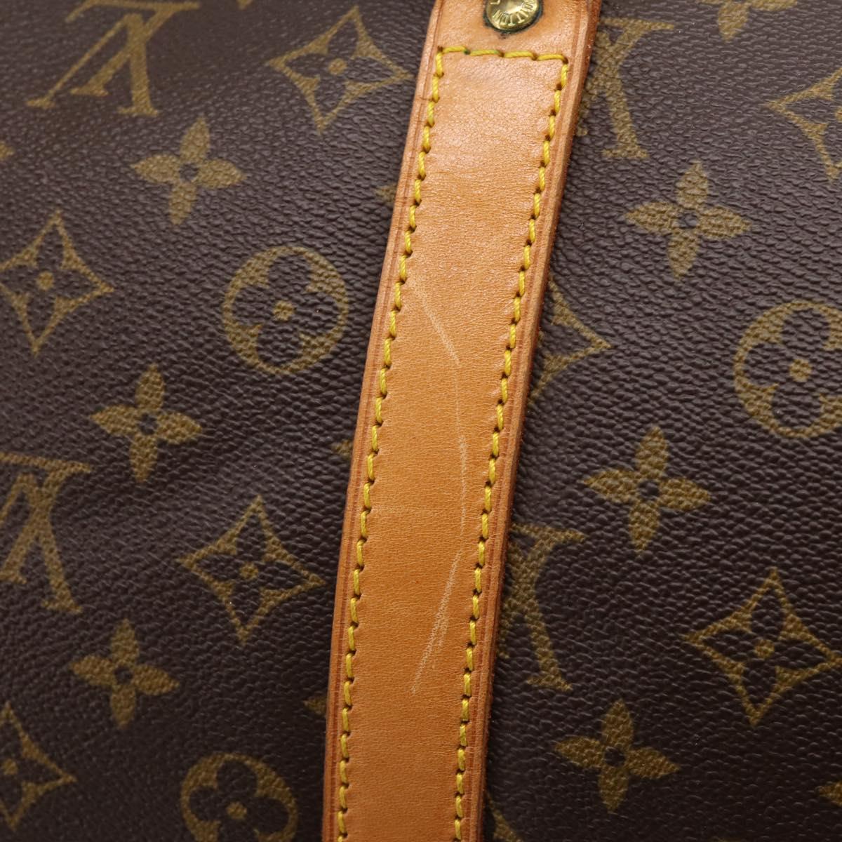 LOUIS VUITTON Monogram Keepall Bandouliere55 Boston Bag M41414 LV Auth 203295V