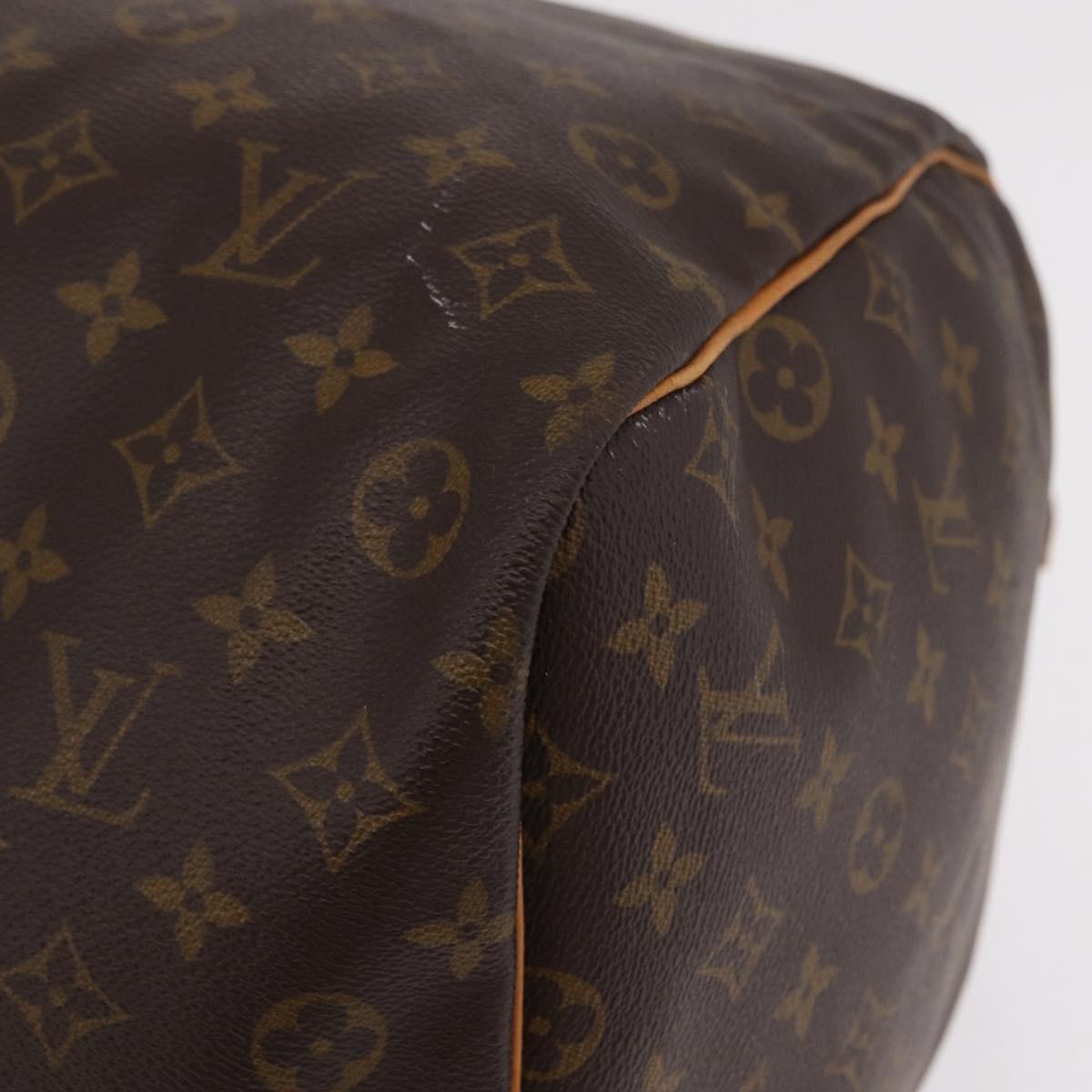LOUIS VUITTON Monogram Keepall 60 Boston Bag M41422 LV Auth 203296A